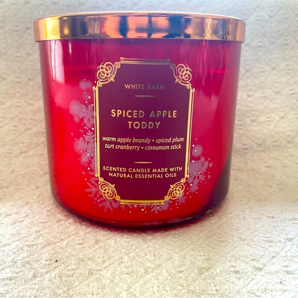 🕯️ NWT 🕯️ Bath & Body Works 3 Wick Candle Spiced Apple Toddy - Picture 2 of 4